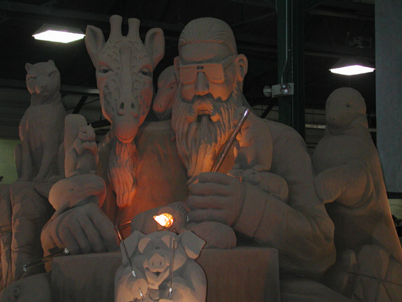 Sand sculpture-Horticulture building