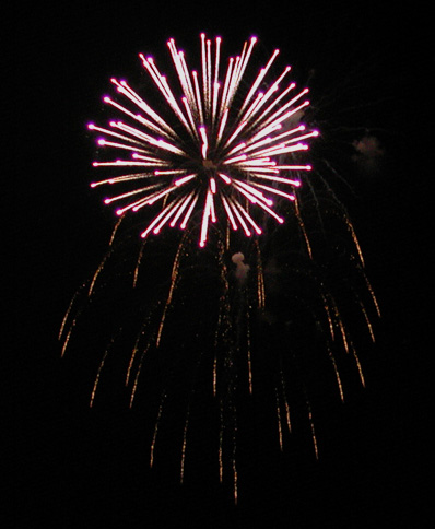 End-of-the-night fireworks